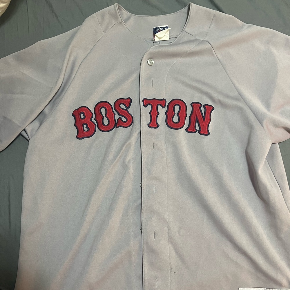 Boston Red Sox manny Ramirez #24 away jersey
